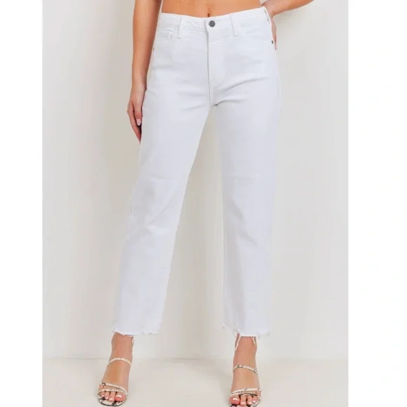 Just Black Denim White Women's Jeans - Picture 1 of 6